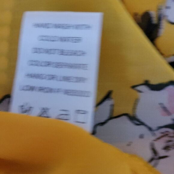 Charlotte Russe 3/4 Sleeve Sheer Loose Chiffon Floral Kimono Cardigan, small/me - Picture 11 of 13